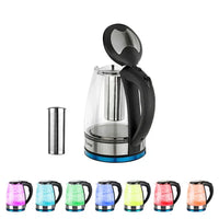 American Standard Electric Kettle 120V, 1200W With Filter Screen And Inner Steel Cover